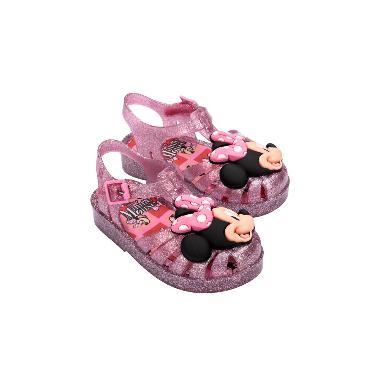 Mini Melissa Possession + Minnie Mouse Bb Glitter Pink Sandal Anak Perempuan (36105BI2240) 24