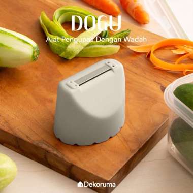Dekoruma DOGU Pengupas Buah dan Sayur Dengan Wadah / Vegetable Peeler