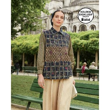 Heaven Lights Roza Blouse - Midnight M