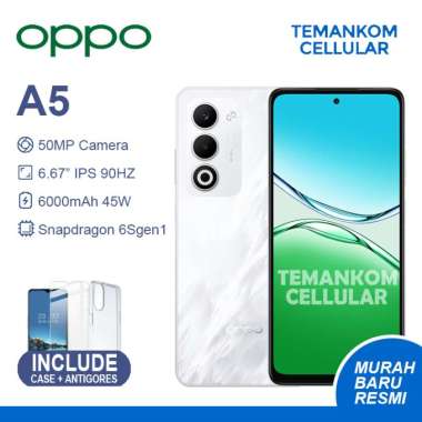 Oppo A5 16GB RAM 8+8 Extend 8/128 8GB 128GB Garansi Resmi AURORA GREEN