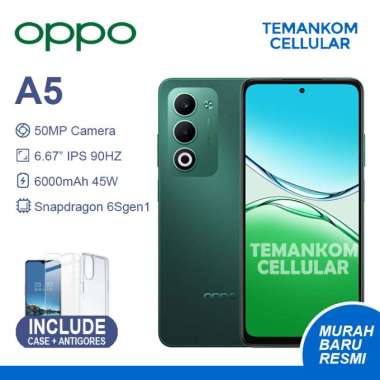 Oppo A5 16GB RAM 8+8 Extend 8/256 8GB 256GB Garansi Resmi Mist White