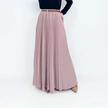 LEZAHRASIGNATURE Agni Pleats Skirt [LS721SY] Rok Panjang Plisket Wanita Basic Formal Panjang 102 cm 