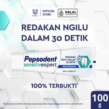 PEPSODENT Pasta Gigi Sensitive Expert 100 gr Whitening