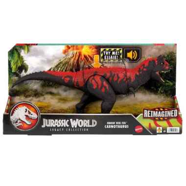 Jurassic World Legacy Collection Reimagined 2025 Roarin' Real Feel Carnotaurus JCG20