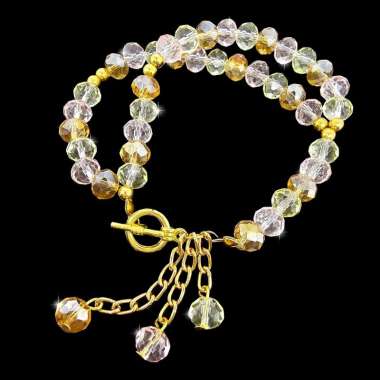 Gelang Tasbih Wanita Kristal 33 Butir - A506 A7