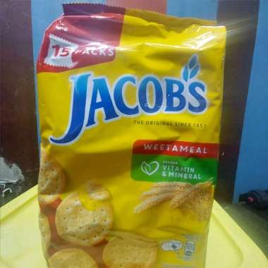 Jacobs Weetameal isi 15 Packs Biskuit Jacob's Cream Crackers