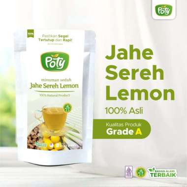 Teh Jahe Sereh & Lemon Teh Rimpang Herbal Premium JSR poty