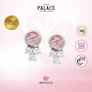 ILY GOLD Pink Theory - Bazel Earring / Anting