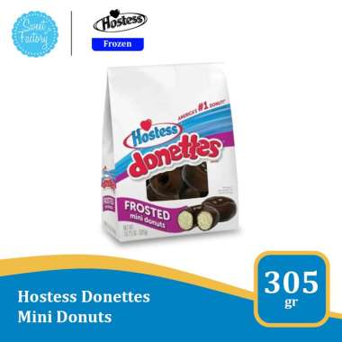 Hostess Donettes Frozen - 3 Varian Mini Donut Impor USA Frosted Mini Donuts