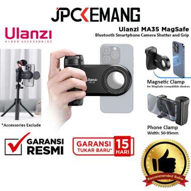 JPC KEMANG Ulanzi MA35 MagSafe Bluetooth Smartphone Camera Shutter and Grip Ulanzi MA 35 Magnetic Ph