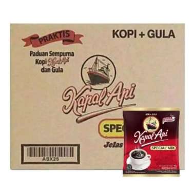Promo Harga Kapal Api Kopi Bubuk Special Mix per 120 sachet 24 gr - Blibli