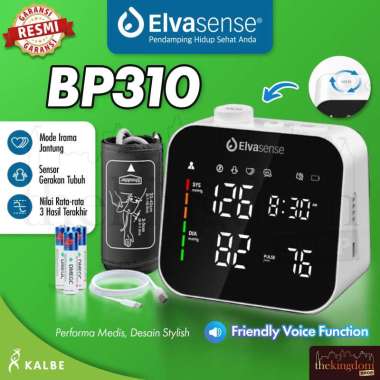 Elvasense BP310 Blood Pressure Monitor Alat Ukur Tekanan Darah Tensi Digital Tensimeter