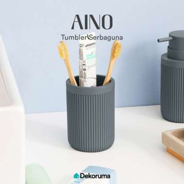 Dekoruma AINO Tumbler 300ml / Gelas Kumur / Tempat SIkat Gigi