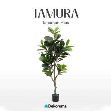 Dekoruma TAMURA Tanaman Hias Plastik / Pohon Ketapang Artificial 150CM
