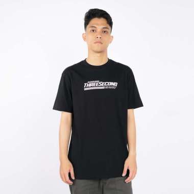 3Second Kaos Pria Lengan Pendek Regular Fit Katun Own The Streets OL-C360525 White L