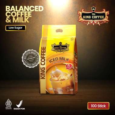 KOPI SUSU INSTAN IMPORT VIETNAM KING COFFEE ICED MILK 20 STIK 1 BOX 20 STIK
