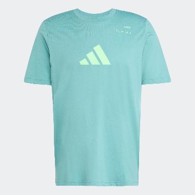 adidas Men Padel T-Shirts M Padel Cat G T Baju Pria [JV8502] A/M Powder Teal