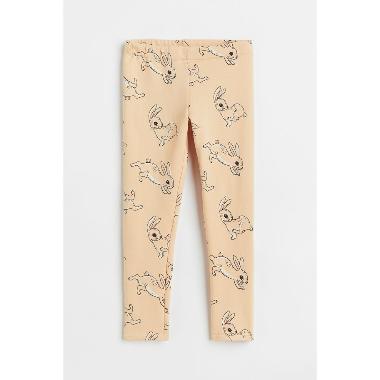 H&M Kids Lilly Leggings 273 Leggings/Tights Beige (1009288026) 128