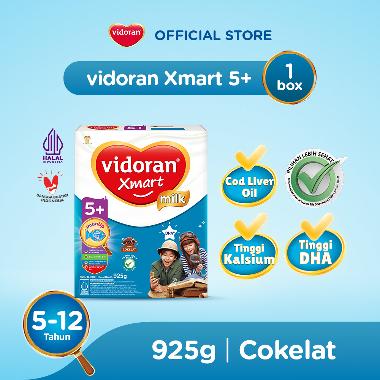 Vidoran Xmart 5+ Cokelat Susu Formula 350 g