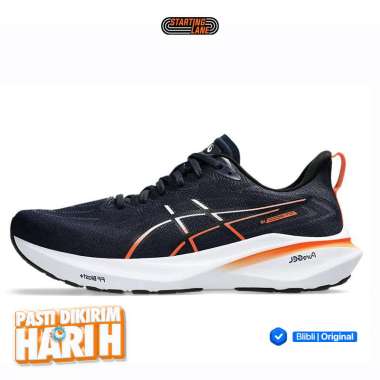 Sepatu Lari Asics Gt-2000 13 Standard Midnight Black Original 1011B861.401 10