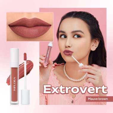 IMPLORA Lip Velvet | Lipstick Bibir Extrovert