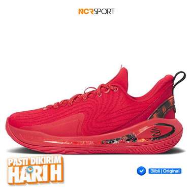 Sepatu Basket Under Armour Curry 12 Sn Red Original 3028497-600 12.5