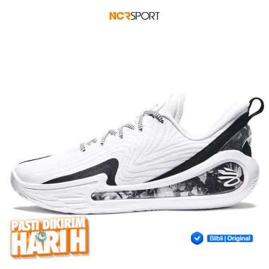 Sepatu Basket Under Armour Curry 12 Shooting Star White Original 3027632-100 8