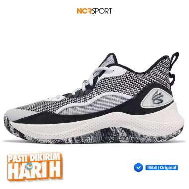 Sepatu Basket Under Armour Curry 3Z 24 Black Original 3027626-101 10
