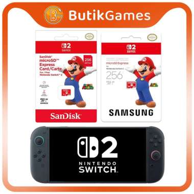Samsung SanDisk microSDXC Micro SD Express Memory Memori Card A1 U3 PCIe NVMe UHS-I Super Mario Edit