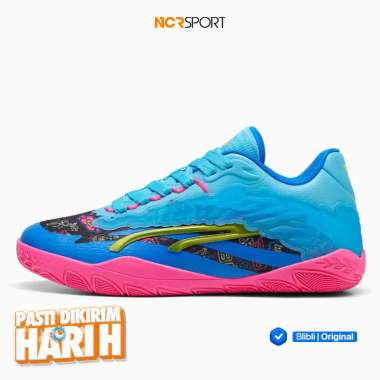 Sepatu Basket Wanita Puma Wmns Stewie 3 X Tokyo Nights Bright Aqua Original 38007001 10