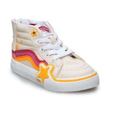 Vans Toddler Sk8-Hi Zip Rainbow Star Retro Rainbow Multi (VN000BVN448) 9