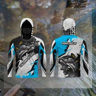 KAOS JERSEY MANCING MOTIF IKAN HODIE FREE NAME LELE XL