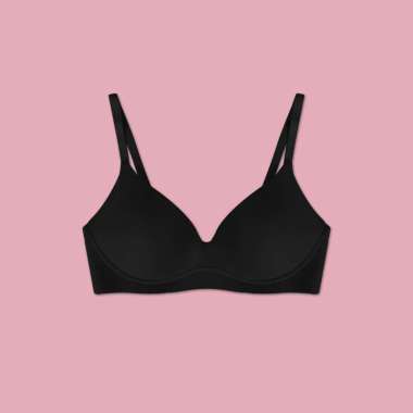 Young Hearts Bra Second Skin Soft Wireless Y23-20297V M Black
