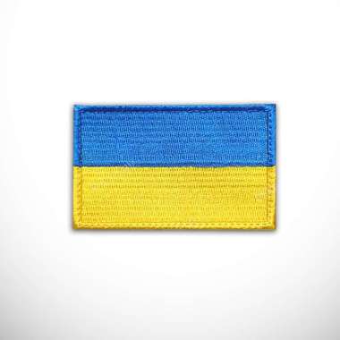Patch Flag of Ukraine Emblem Bordir Bendera Ukrania Ukranian Eastern Europe Patchwise 2 Velcro State