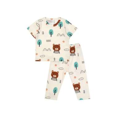 Cocohanee Cozy Pajamas Baju Tidur Anak 1Y Bears