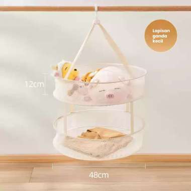 ECOCO Laundry Drying Basket - Jaring pengering pakaian untuk mengeringkan kaus kaki keranjang pakaia