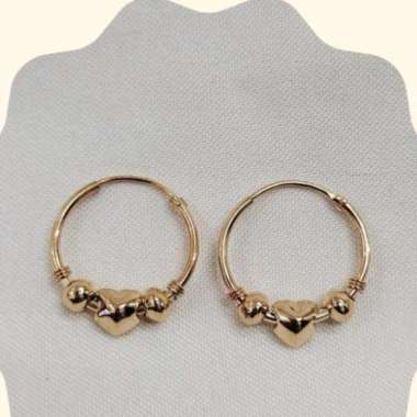 Anting Anak Bult Vrs love Mas Kuning 8K