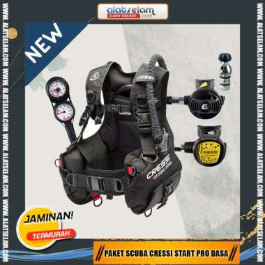 Paket Scuba Cressi Start Pro Dasa / Alat Scuba Diving / BCD START / Jaket Pelampung Scuba Diving / J