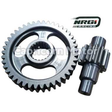 GIGI RASIO KECIL RACING GARDAN MIO KARBU SOUL LAMA SMILE SPORTY GEARBOX SUSUN NRGI Racing 14-42