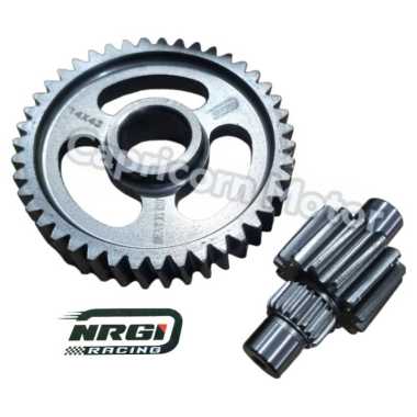 GIGI RASIO KECIL RACING GARDAN BEAT ESP POP STATER HALUS GEARBOX SUSUN NRGI Racing 14-43
