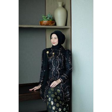 Kartini Series by Sarah The Label + Free Brooch S Jet Black