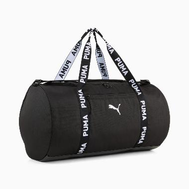 PUMA Unisex AT ESS Barrel Duffle Bag Tas Pria/Wanita [09184901] Black