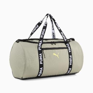 PUMA Unisex AT ESS Barrel Duffle Bag Tas Pria/Wanita [09184903] Lux Army