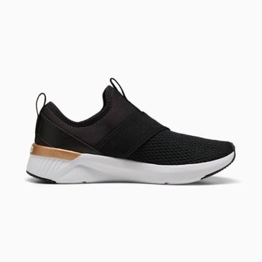 PUMA Women Running Softride Harli Slip On Sepatu Lari Wanita [31147101] 5 Black
