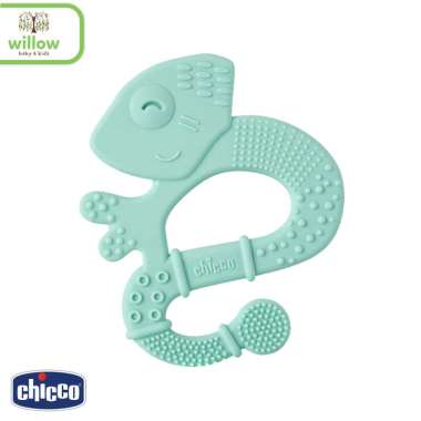 Teether Bayi - Chicco Soft Bristles Teether 2M+ Blue