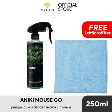 ANIKI Mouse Go Semprotan Pengusir Tikus Anti Tikus Mobil SPRAY 250 FREE ROLLZ