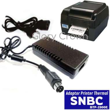 Charger Adaptor Printer Kasir SNBC BTP-2300E Adapter Thermal Barcode BTP-2200E