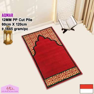 Sejadah sajadah imam masjid mushola 60 cm x 120 cm motif modern minimalis estetik bulu tebal cut pil