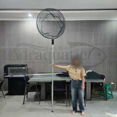 SEROKAN STAINLESS UK. 2M X 80CM SEROK SESER SARINGAN IKAN KOLAM KOI LELE JARING TAMBAK