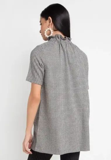 Dress Wanita Chick Helter Neck Short Sleeve D31